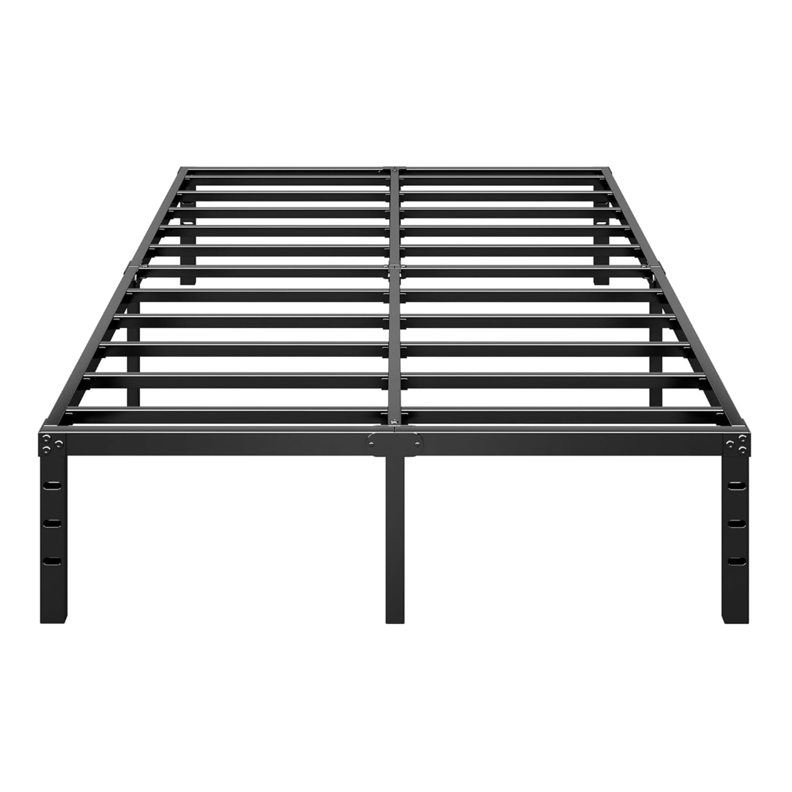 Metal Platform Bed Frame 14 Inch Tall King Size Bed with Heavy Duty Strong Support Slats Easy to