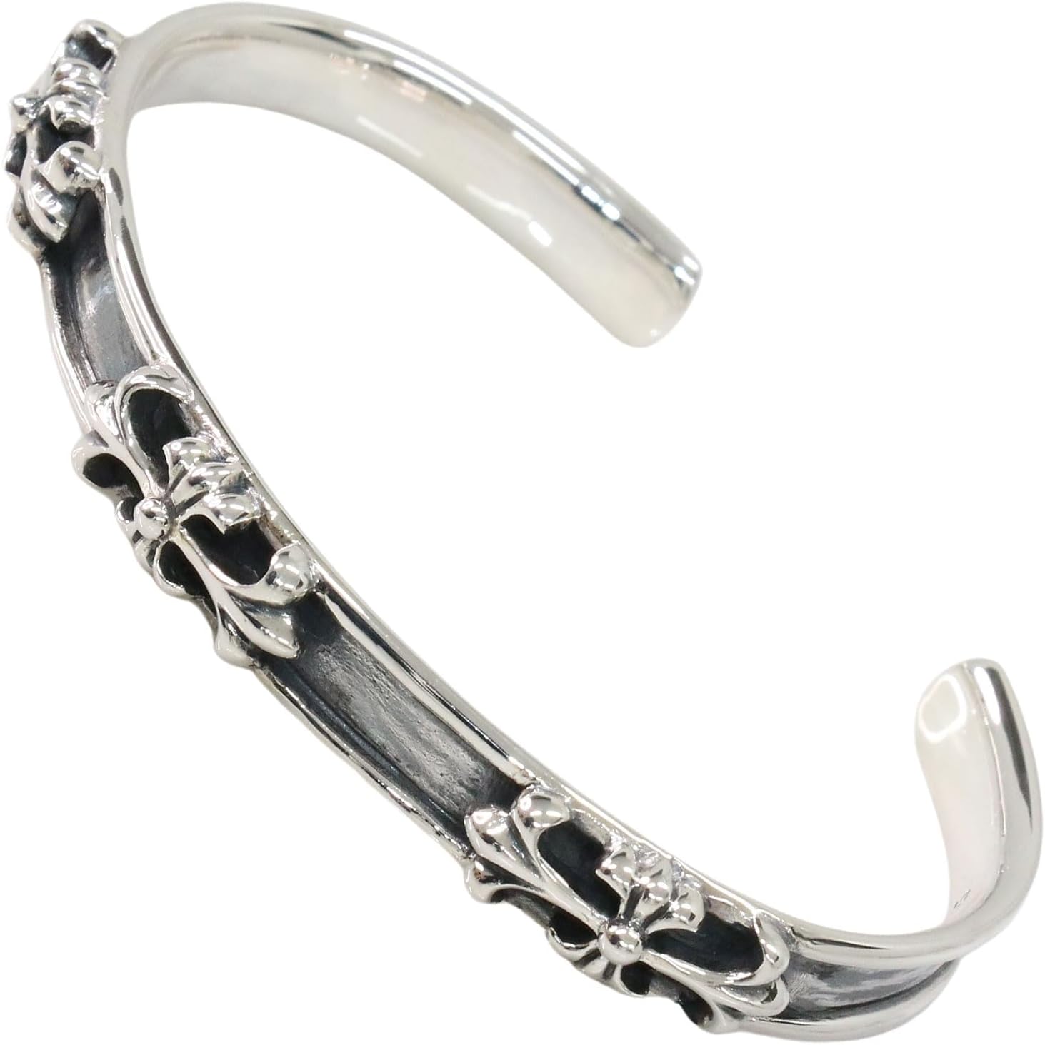 シルバー925 バングル　ブレスレット　クロス　十字架　プラス　人気　2-29 シルバー925 バングル ブレスレット クロス 十字架 プラス 人気 2-29