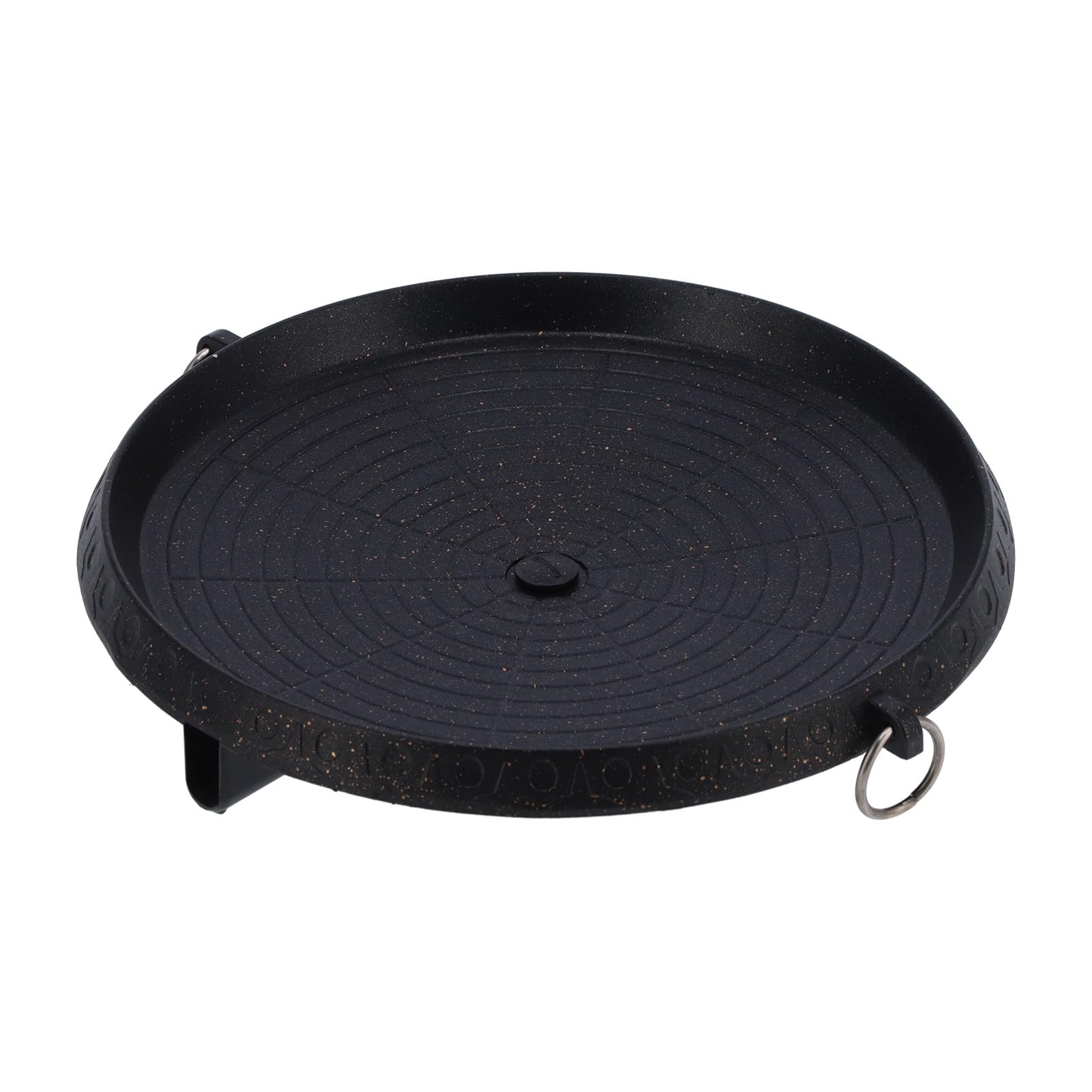 Plaque de barbecue ronde antiadhésive à chauffage uniforme