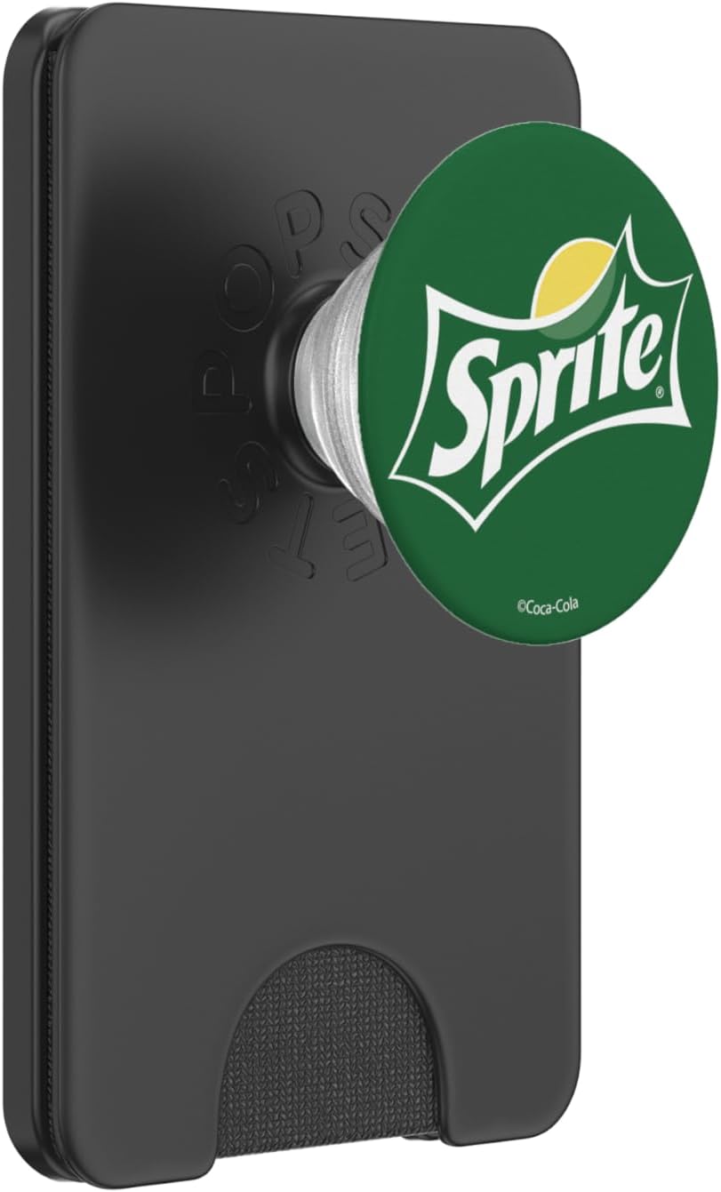 Coca-Cola Original White Sprite Logo PopSockets PopWallet for MagSafe