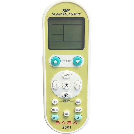 2001 Universal AC Remote Control with Dual sensors for Bette