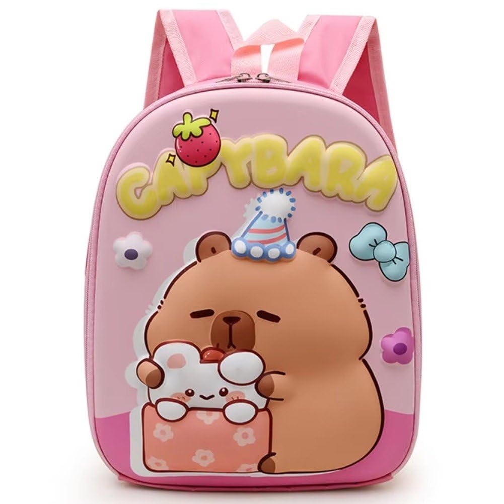 Sac à dos kawai capybara imperméable filles garçons