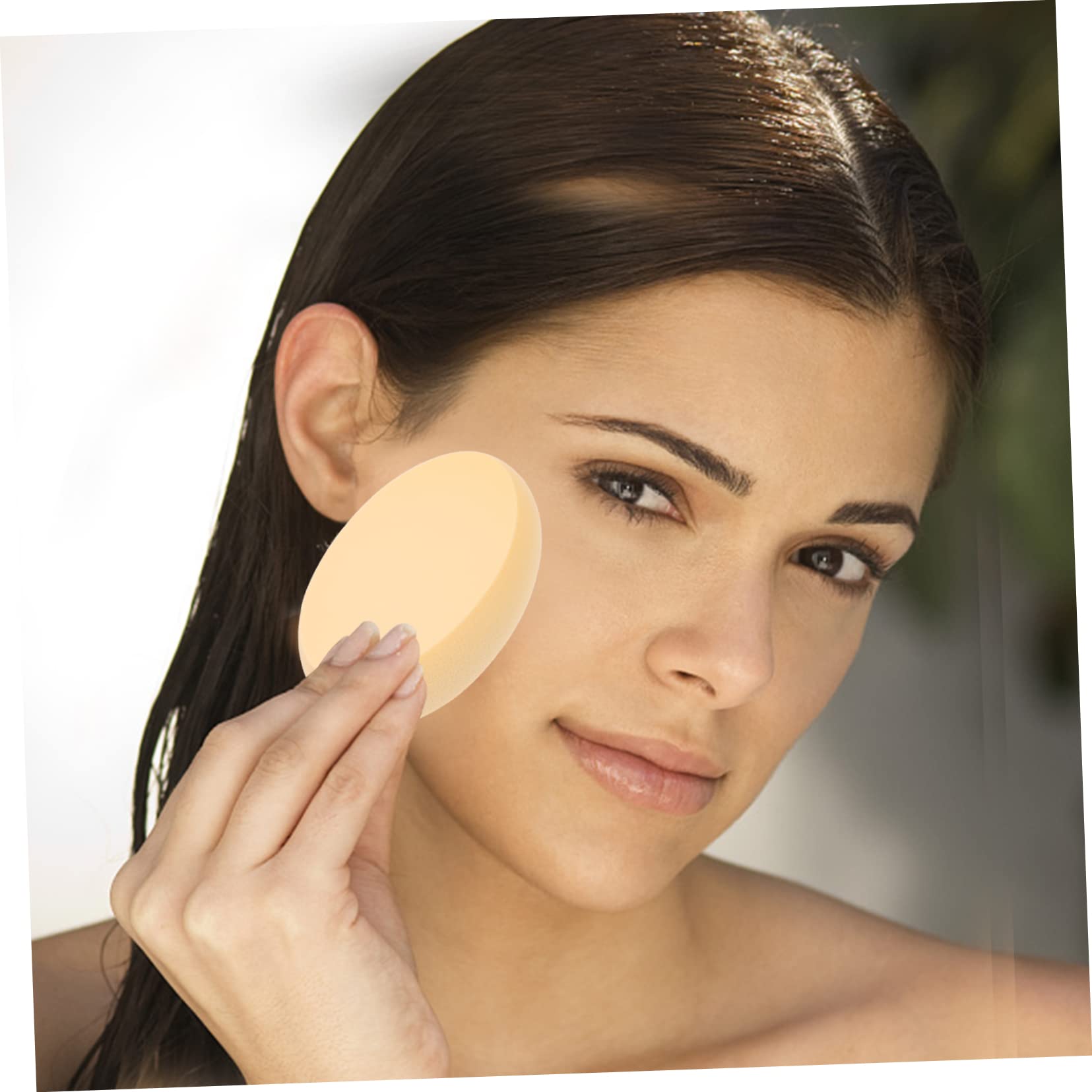 MAGICLULU 5 Set Di Spugne Per Il Trucco in Poliuretano Idrofilo Ovali Morbide Per Il Viso Per Lapplicazione Del Fondotinta Per Uso Bagnato O Asciutto 6 Pezzi*5