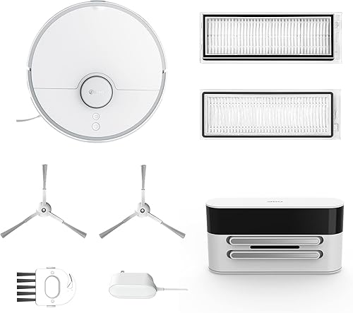 Miniatura 8 de 360 Robot aspirador S5 LiDAR con tecnología de mapeo, 2200 Pa, limpieza selectiva de habitaciones, horario, mapeo de varios pisos, zonas prohibidas,