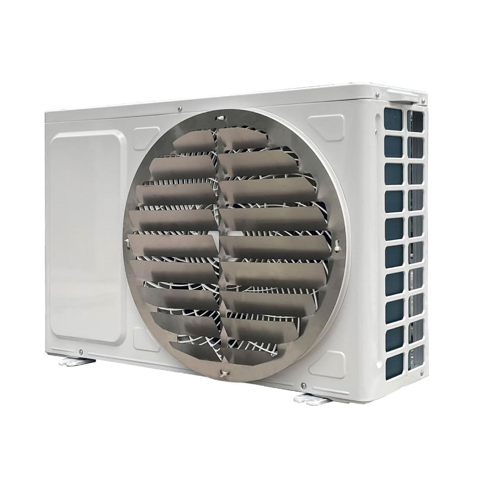 Outdoor Air Conditioner Deflector Mini Split Air Conditioner Cover Outside Units Air Deflector Stainless Steel Shutter Prevents Direct Airflow Suitable for Condenser Units 43cm-16.9in