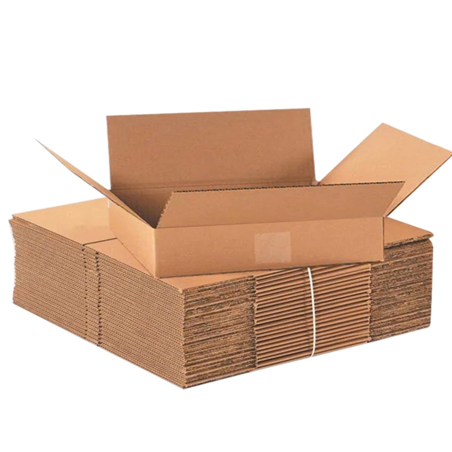 AKAR Single Wall Cardboard Boxes Shipping Mailing Postal Postage Box for Small Parcel Moving Packing Gift Jewellery 305x229x76 mm | 12"x9"x3" (100)