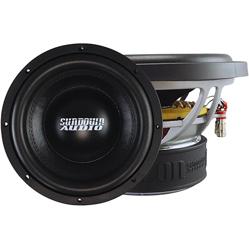 Sundown Audio Horizon HZ-10 10" Subwoofer - 750W RMS, Dual 4? Voice Coil, 14mm Xmax, Cast Aluminum Frame, Vented Motor Cooling for High-Performance Car Subwoofer Systems