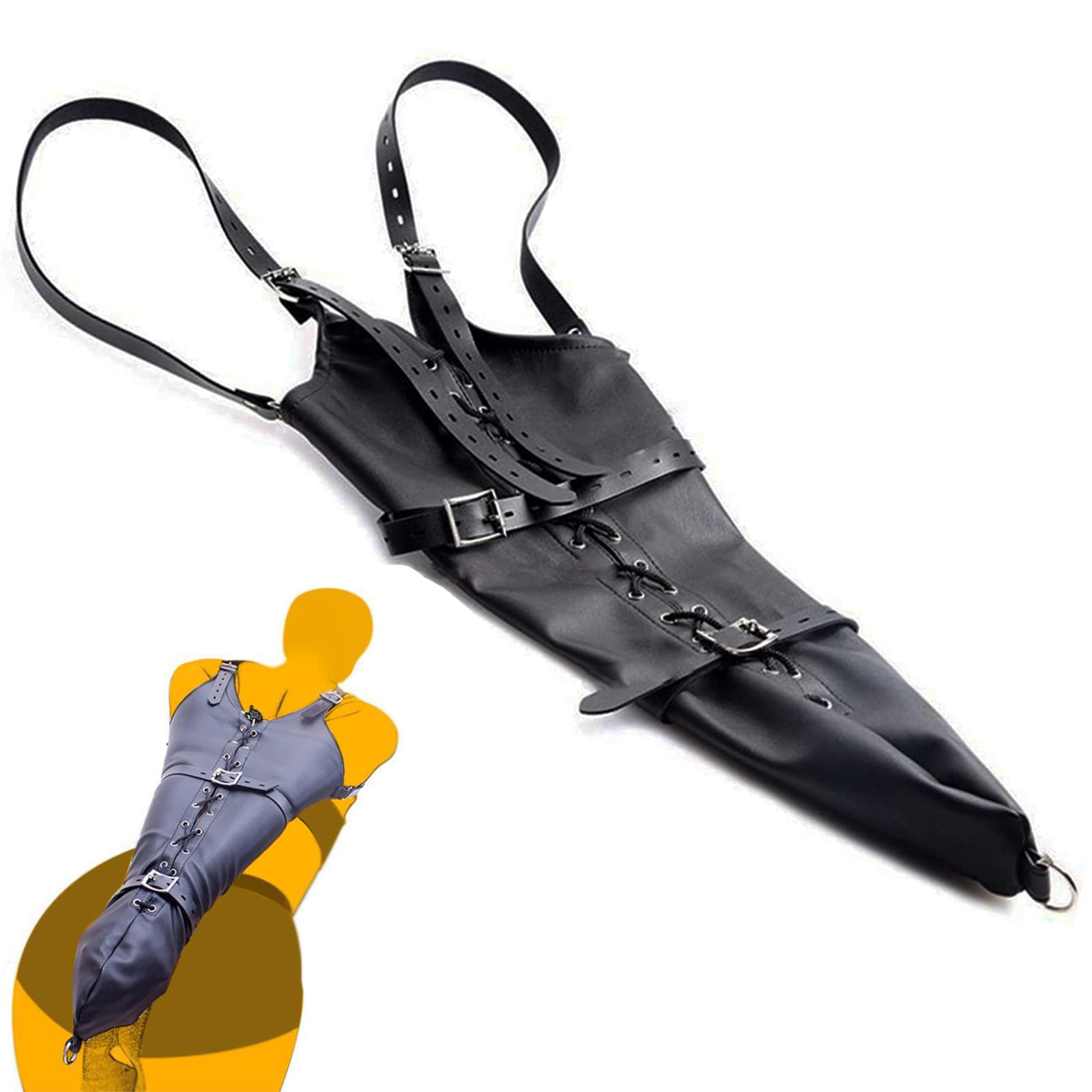 WVF6- Soft Adjustable Leather Kit Double Shape Set Restraints - CDFE3