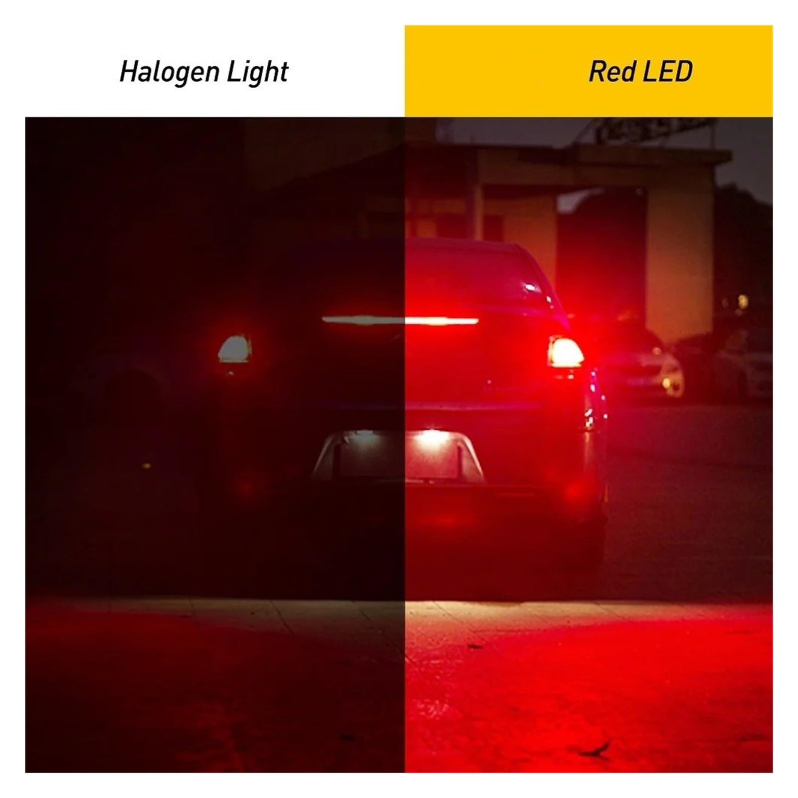 Luz Trasera Luces LED Freno Traseras Para Coche 7443 W21/5W T20, Luz Intermitente Roja Y Amarilla, 7440 W21W, 12 V Piloto posterior(Yellow,7443 W21/5W T20)