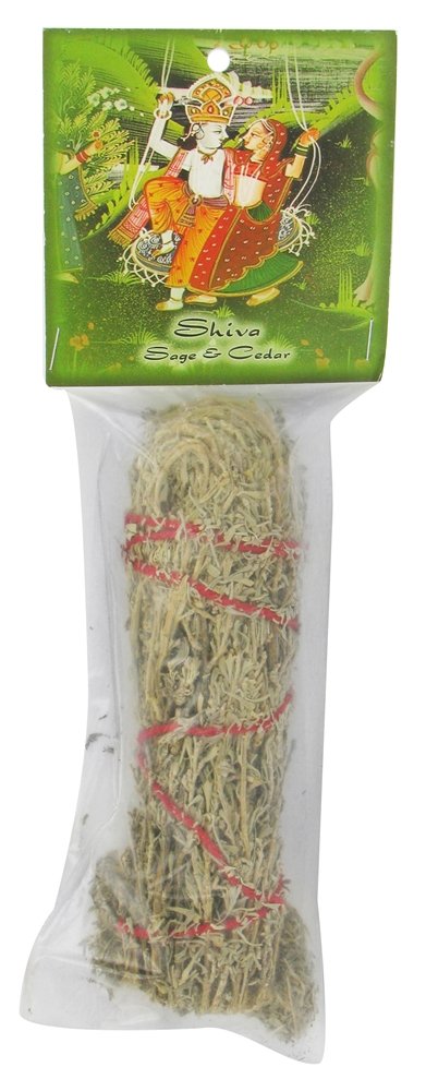 Prabhuji’s Gifts Desert Sage & Lavender Smudge Stick – Brahma Ritual Bundle for Cleansing & Meditation