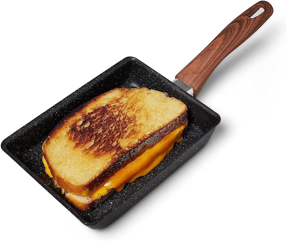 Tamagoyaki Pan Japanese Omelette Pan, Non-Stick Pan Coating Square Egg Pan Frying Pan to Make Omelets or Crepes Frying pan