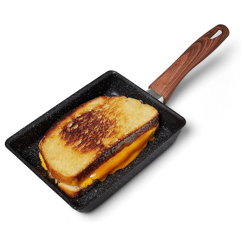 Tamagoyaki Pfanne Quadratisch | Antihaftbeschichtet, Für Omelett, Pfannkuchen, Sandwiches | Für Alle Herdarten