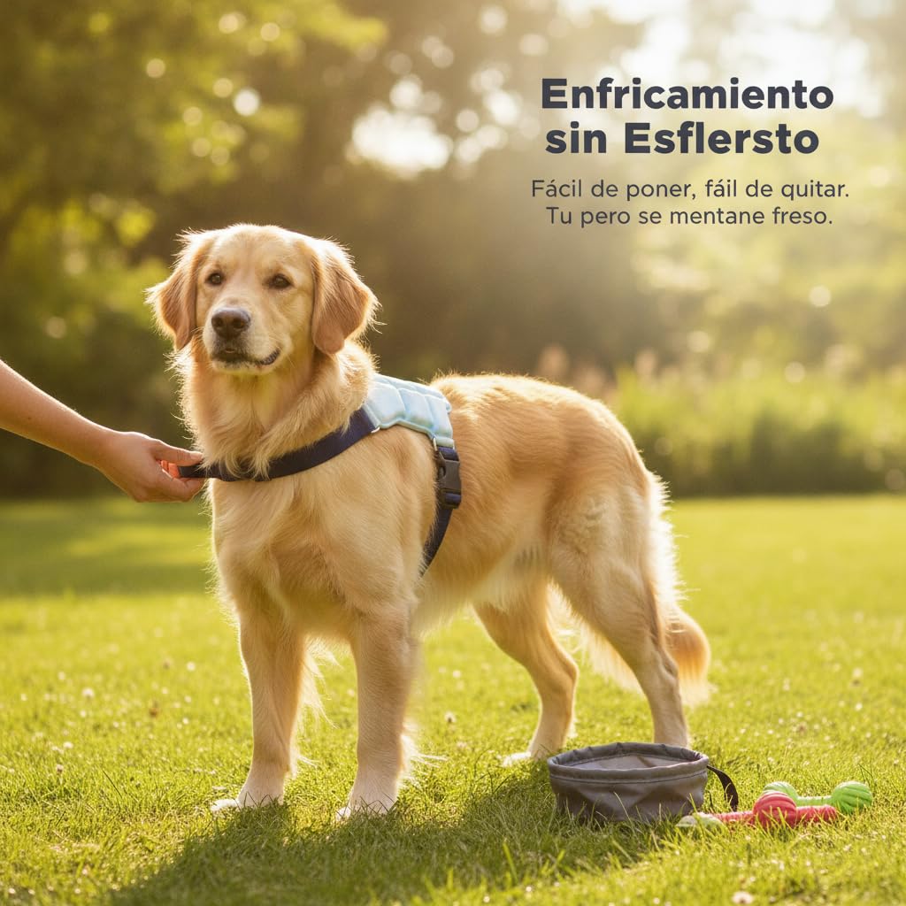 Gilet réfrigérant pour Chien été, Manteau réfrigérant pour Grands Chiens, vêtements rafraîchissant