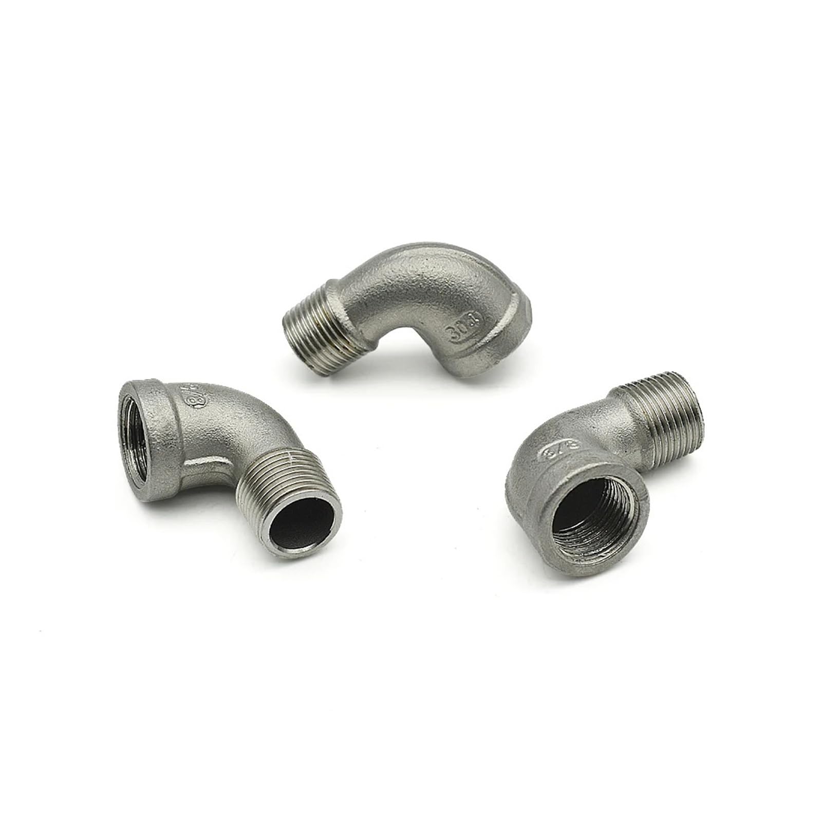 1/4 "3/8" 1/2 "3/4" 1 "1-1/4" 2 "BSP 304 kolano ze stali nierdzewnej 3way 4way gwintowany adapter doczołowy łączniki rurowe(Y Male Tee,1-1/4")