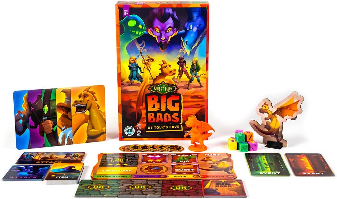 The Big Bads of Tolk's Cave | Treasure Falls Games | A Fantasy Expansion for Kids 5 Years Old and Up