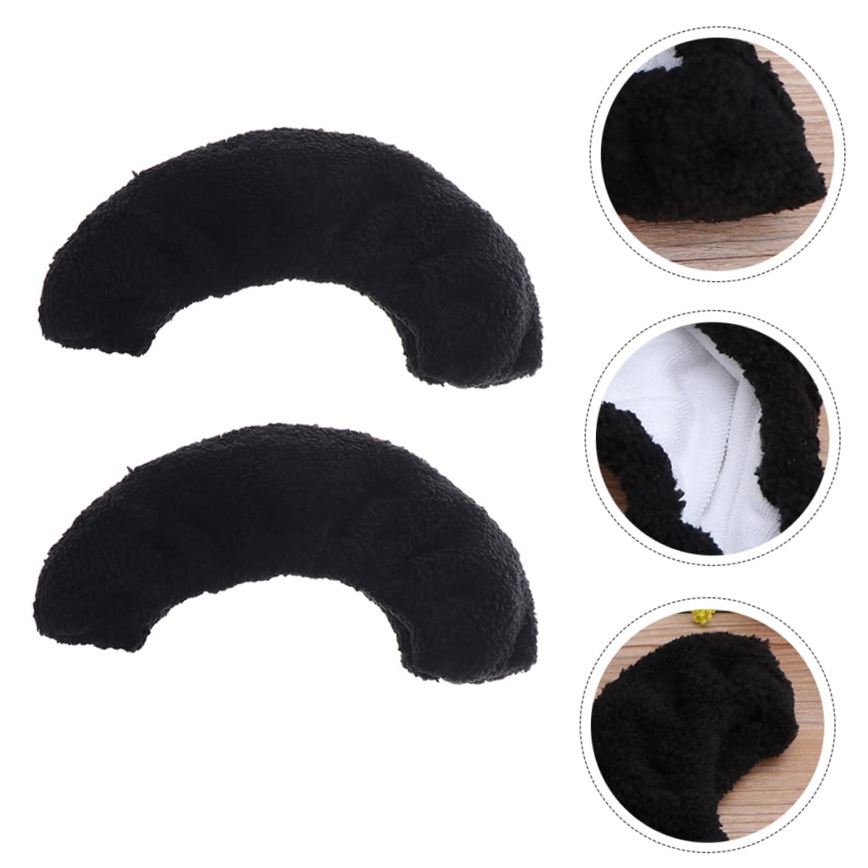 BESPORTBLE 3 Pares De Patines De Hielo Toalla para El Cabello para Niños Fundas De Cuchillas De Hockey Paños para Niños Monopatín para Niños Patines De Hockey sobre Hielo Fundas para