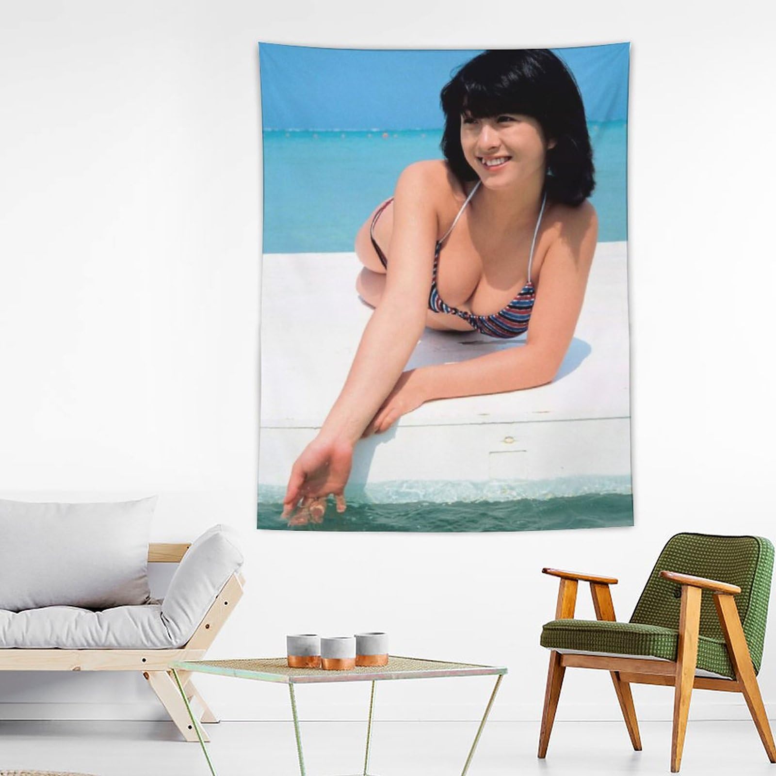 Amazon.co.jp: ポスターアートパネル河合奈保子写真セクシー