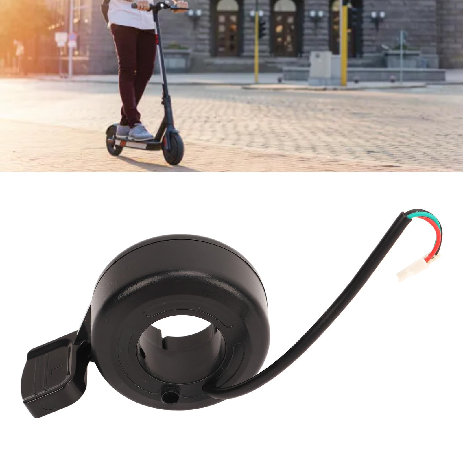 Alomejor Acceleratore a Acceleratore a Pollice Freno per Scooter Elettrico con Accelerazione Sensibile a Strisce Rialzate per Scooter