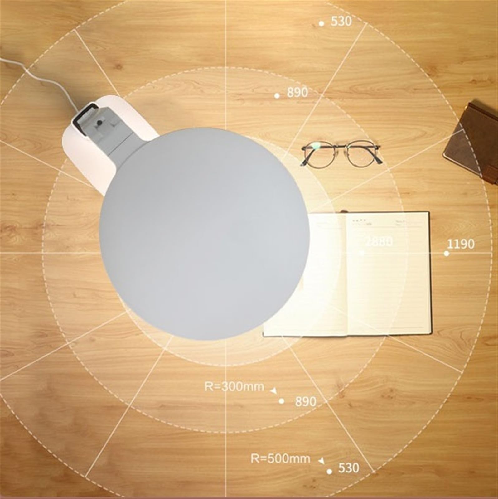 Lampa stołowa Lampa biurkowa LED, inteligentna przyciemniana lampa dotykowa, automatyczny timer/funkcja pamięci/opóźnione wyłączanie, przyjazna dla oczu do czytania domu i biura