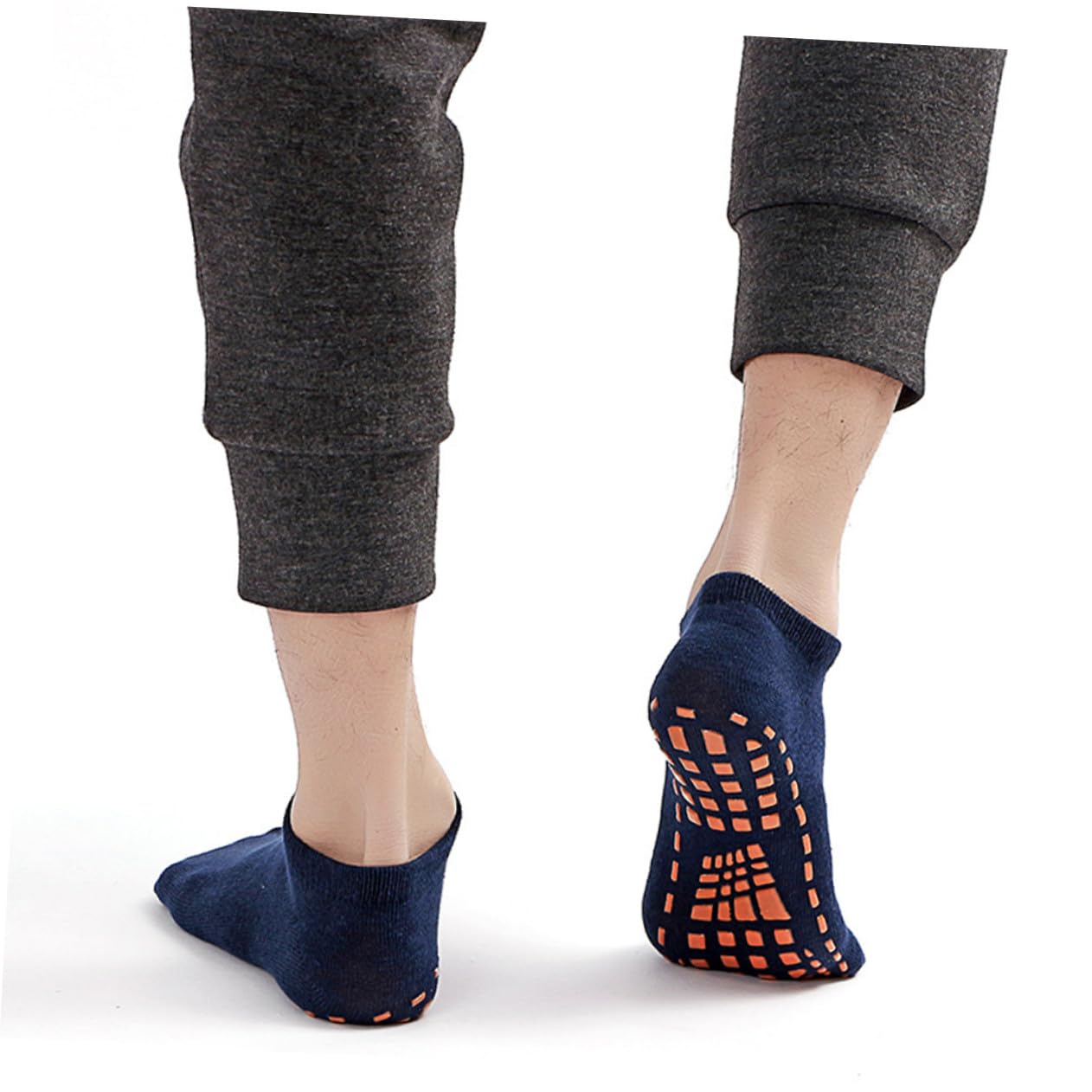 NOLITOY 20 Pares de Calcetines Antideslizantes de Algodón, Unisex, Transpirables y Cómodos para Yoga, Casa y Niños y Adultos Color Aleatorio