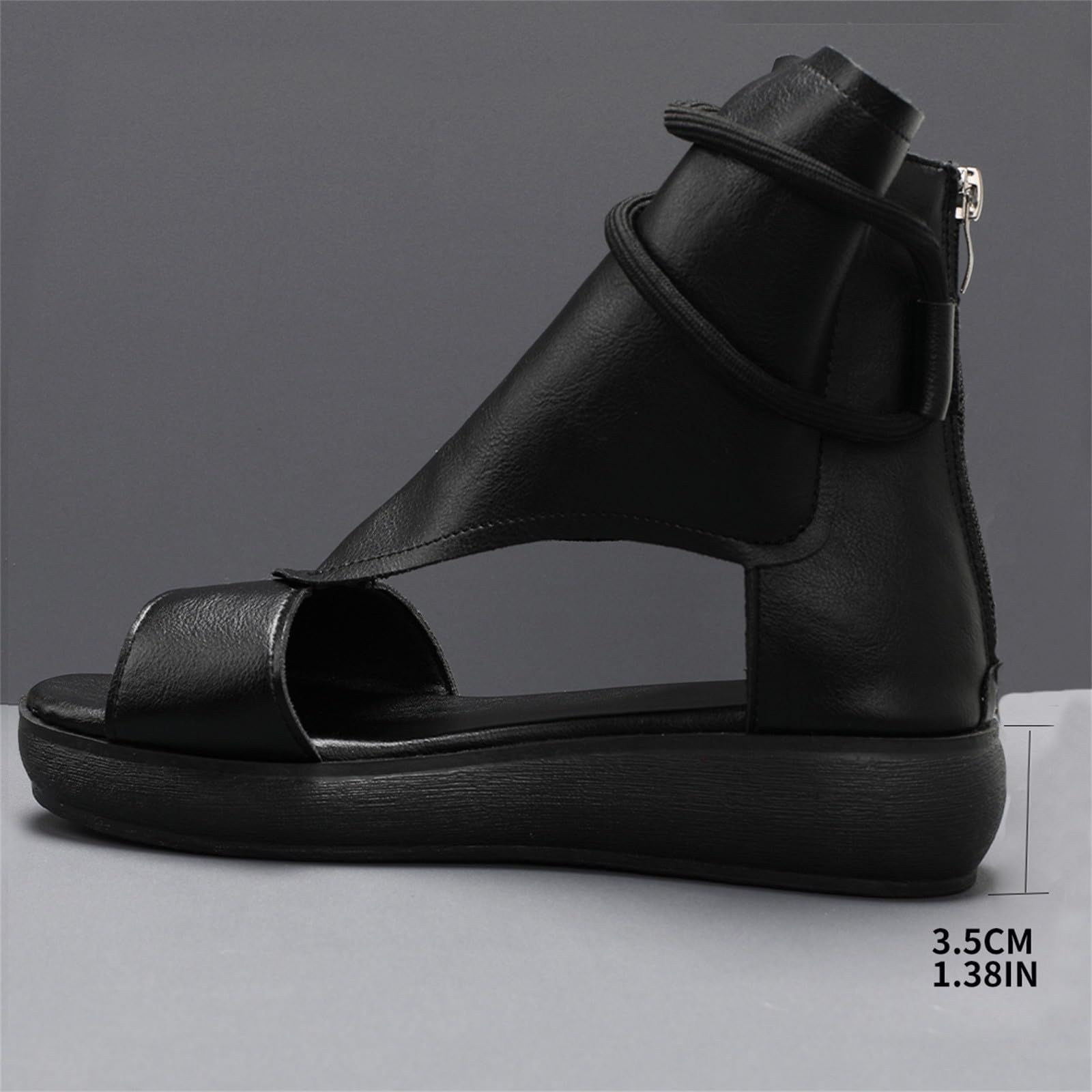 Sandali Sportivi Donna Estive Ciabatta Estiva Zip Platform Fondo da donna Ourdoor Spessa zeppa Scarpe da Sandali Sandalo Elegante Spiaggia Eleganti Cerimonia Gioiello Estive