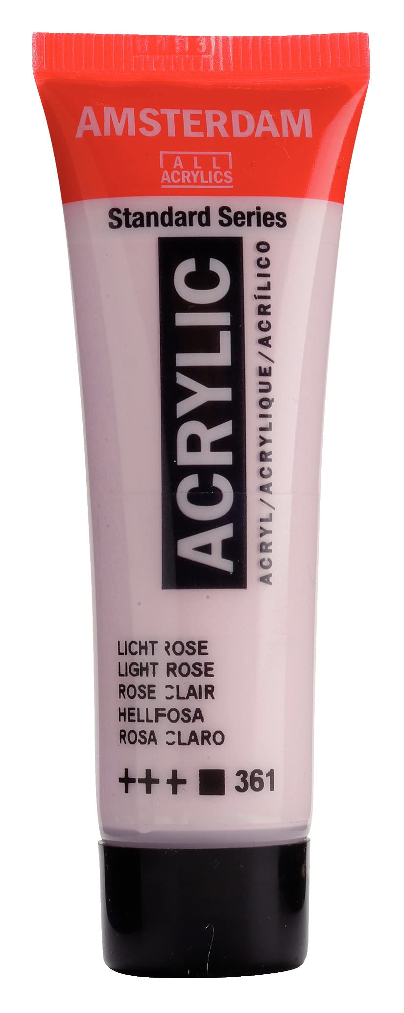 Amsterdam Standard Series Acrylic Paint - Light Rose 361-20 ml Tube - High Lightfastness - Medium Viscosity - Satin Finish