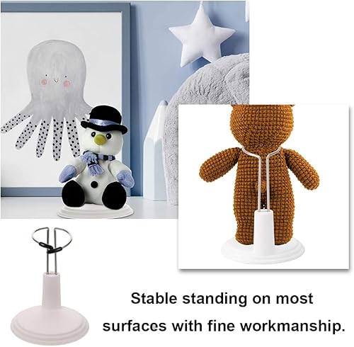 Miniatura 6 de BAIWANLCH 6 soportes de muñeca resistentes para muñeca, soporte ajustable para figura de acción para bricolaje, soporte de modelo