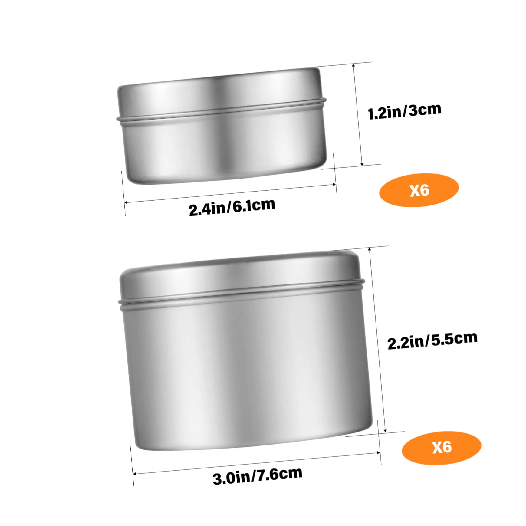 jojofuny Moldes de Aluminio para Velas Recipientes Vacíos para Hacer Velas Mechas de Algodón de Té Kit de Herramientas para Manualidades