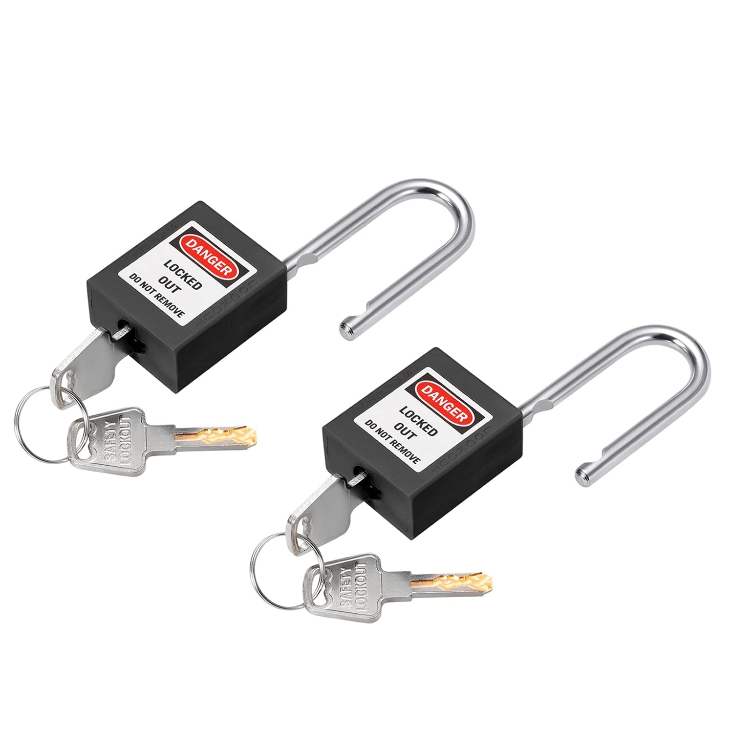 M METERXITY 2 Pack Lockout Tagout Locks - Keyed Different Safety ...