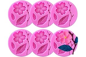 Peach Blossom Flowers Sugar Art Flower Mold