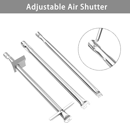 Miniatura 6 de 67558 - Tubos de quemador de repuesto para modelos de parrilla de gas Weber Summit 660 670, quemador de parrilla para piezas de parrilla Weber