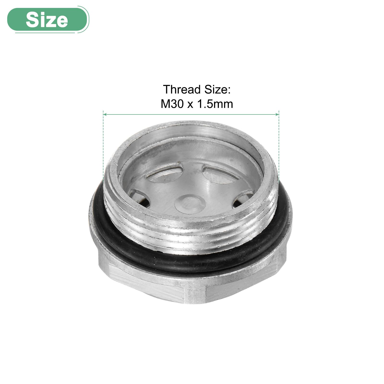 M METERXITY Air Compressor Oil Sight Glass - Image 3