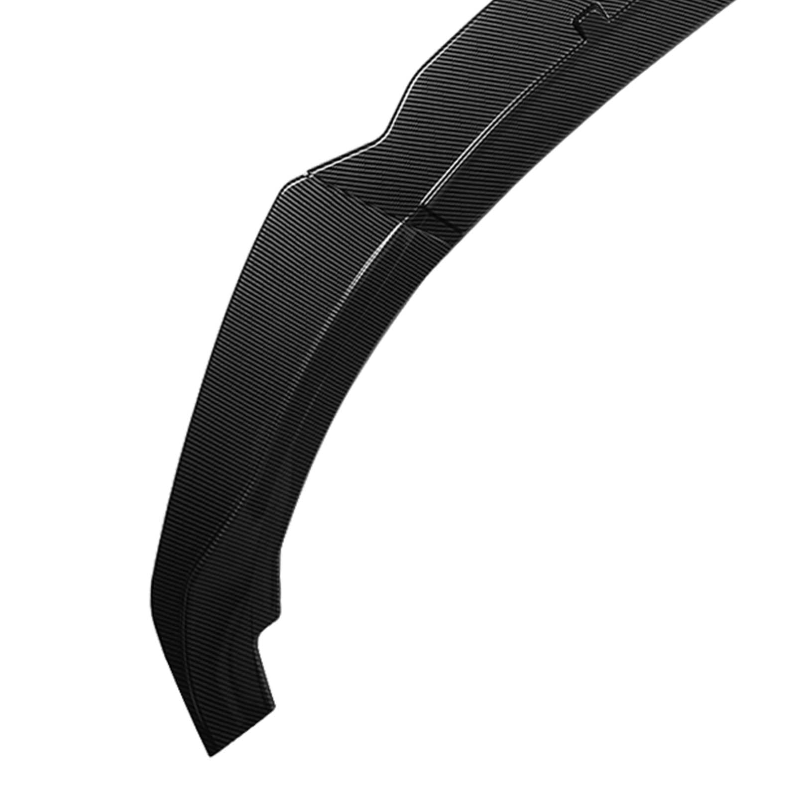 3 szt. Zestaw rozdzielaczy przedniego zderzaka samochodu ze spojlerem podbródkowym (Carbon Fiber Style)