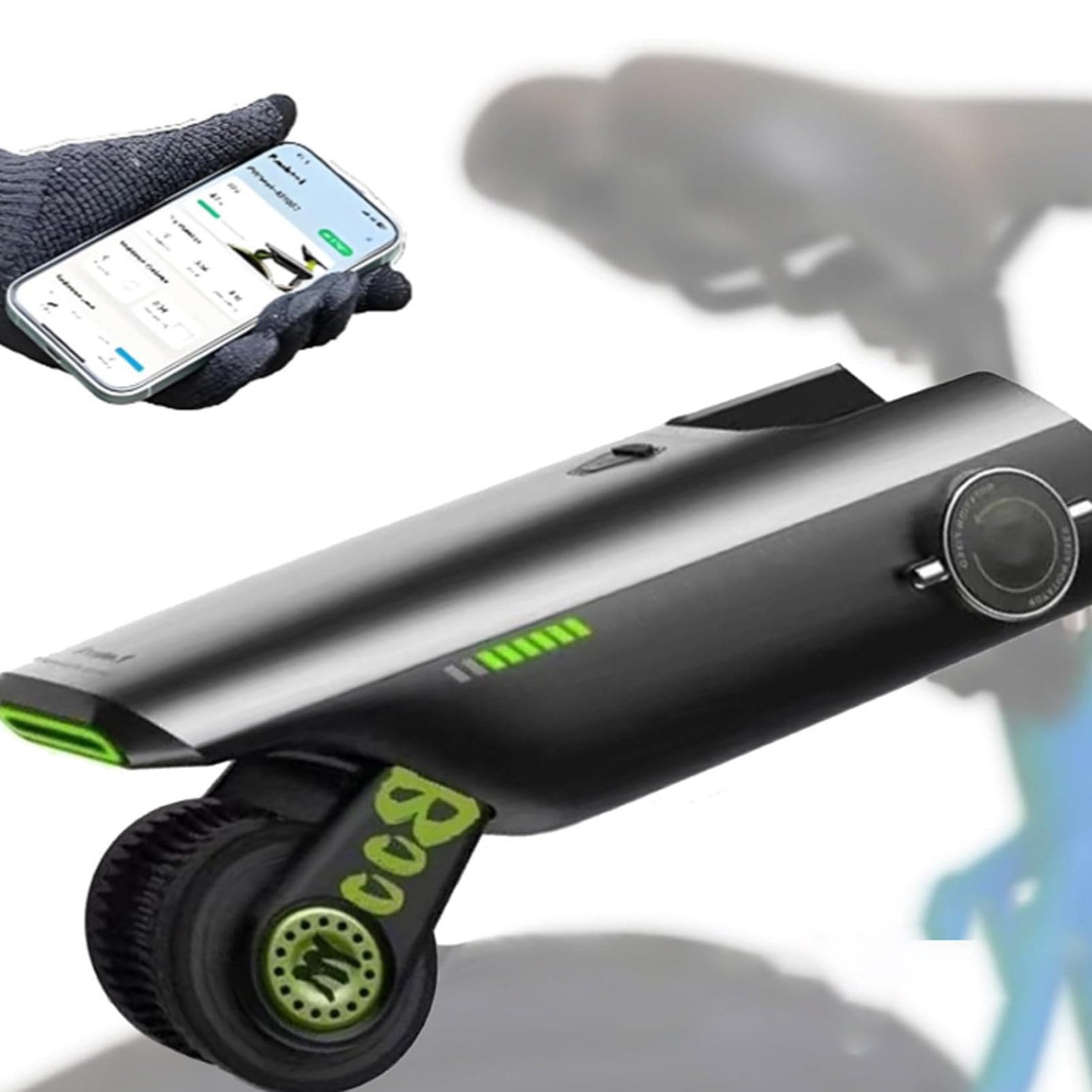 Kit de Impulsor eléctrico para Bicicleta, con Control por aplicación y 4 Modos de Asistencia eléctrica, potenciador de Velocidad para Bicicletas de montaña y Bicicletas de Carretera