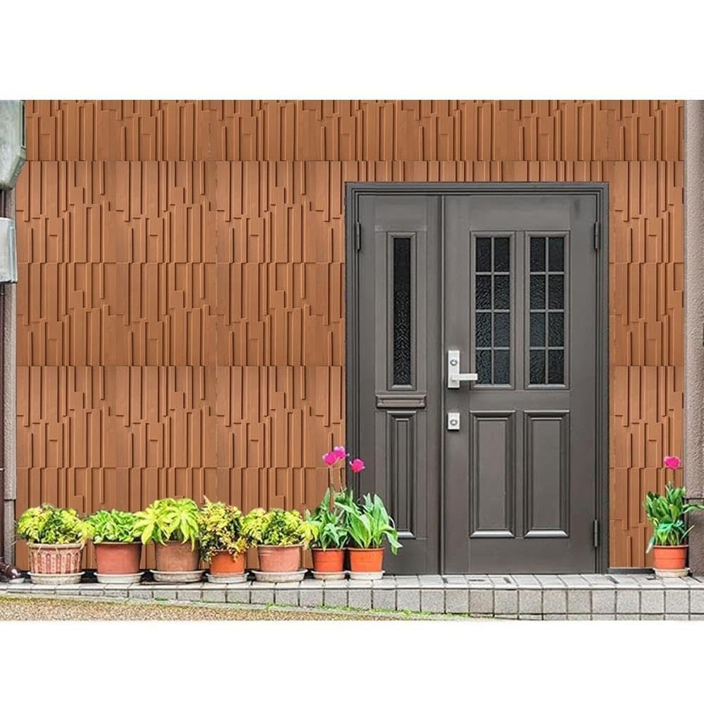 Pannelli murali 3D effetto pietra per interni, Rivestimento murale leggero