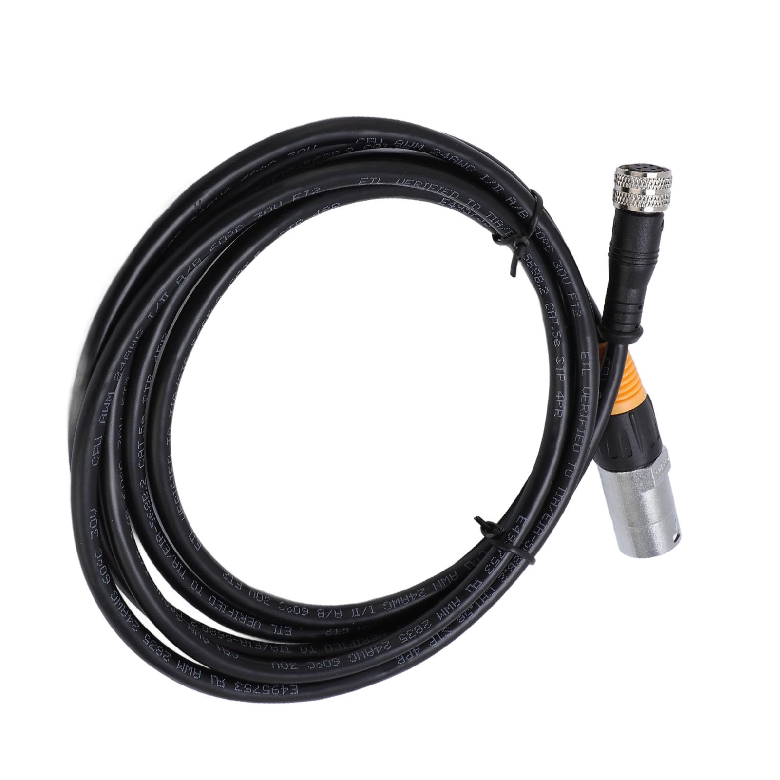 Câble Ethernet, Câble Ethernet blindé Haute Vitesse étanche IP67 pour une Utilisation Intérieure et Extérieure, Réseau blindé LAN avec Connecteur Femelle RJ45 vers M12 5P pour Routeur Modem