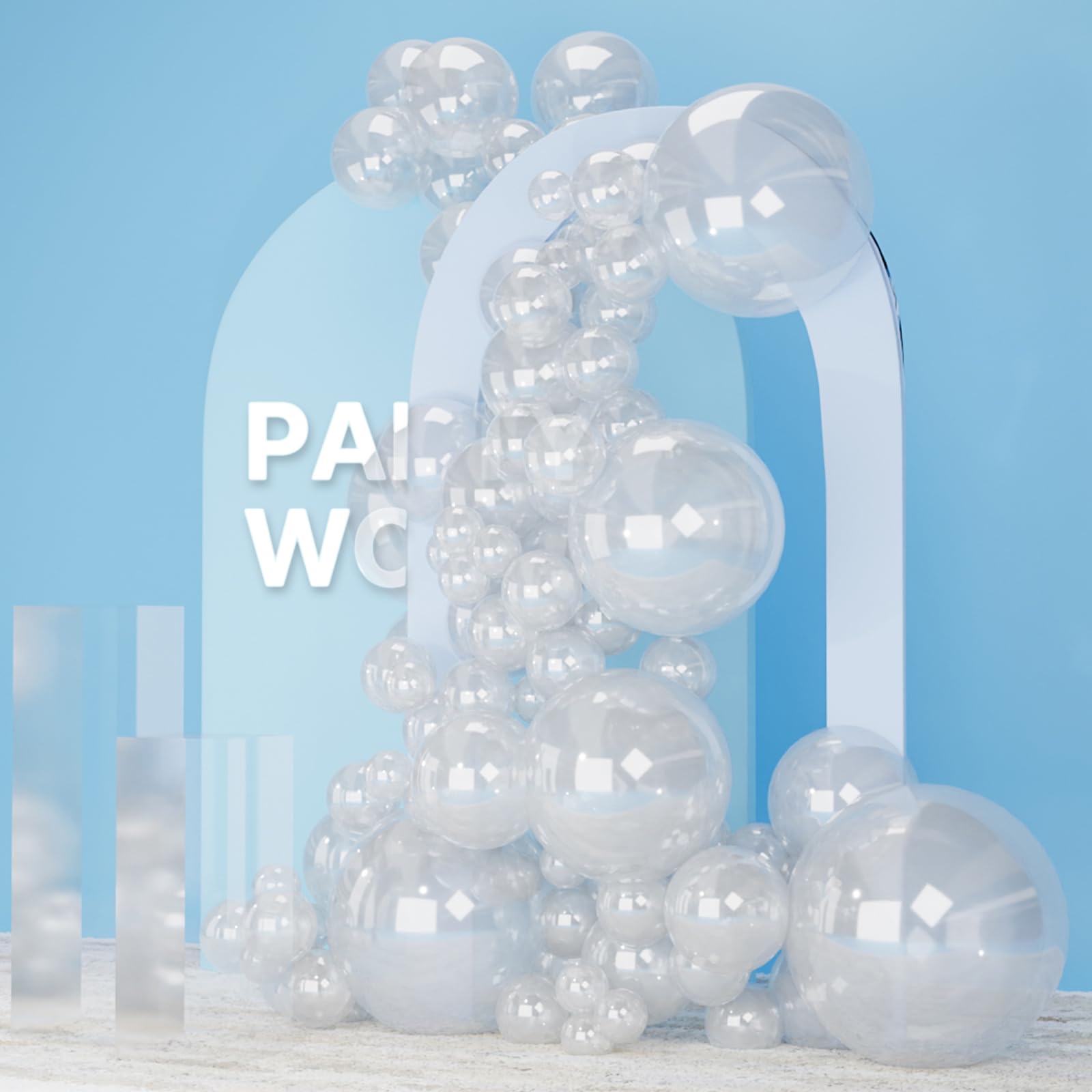 PartyWoo Blue Balloons 140pcs Different Sizes of 18 12 10 5 Inch Balloon Arch Kit Garland for Birthday Gender Reveal Boy Baby Shower Graduation Bachelorette Party Decorations Blue-Y4 — view 19
