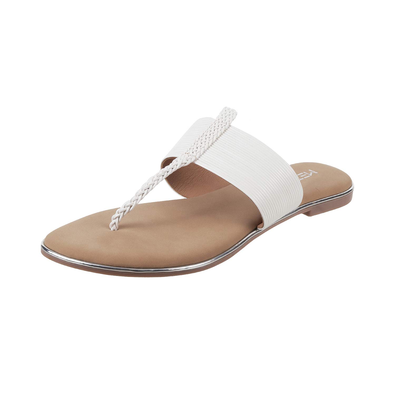 Metro Womens Synthetic White Slip Ons (Size (8 UK (41 EU)) (B08CR4Q5F4) Amazon Price History, Amazon Price Tracker