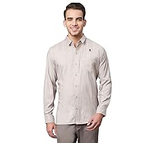 DHRUVI TRENDZ Men’s Solid Lining Regular Fit Full Sleeve Cotton Casual Shirt