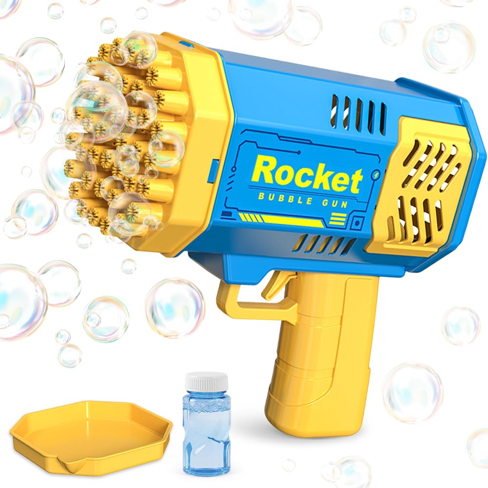 Bubble Gun, Bubble Gun Machine, Bubble Machine for Kids, Outdoor Garden Party Games Toys, Bubbles Per Outdoor Indoor Birthday Party Gifts - Blu Halloween Cape — image 1