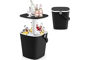 Giantex Outdoor Black Beverage Tub