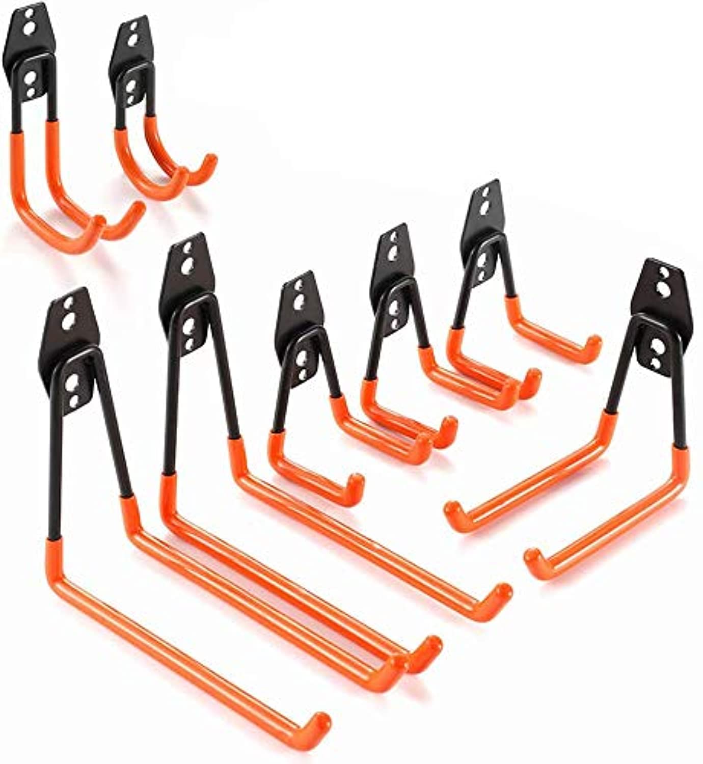 NICO SEE WONDER Garage Storage Hook and Hangers with Heavy Duty Ladder Hooks (Pack of 8)