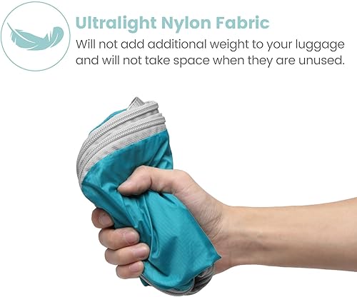 Miniatura 9 de Cambond Paquete de 4 cubos de compresión para equipaje de viaje para mujeres, bolsas organizadoras de equipaje de compresión para artículos