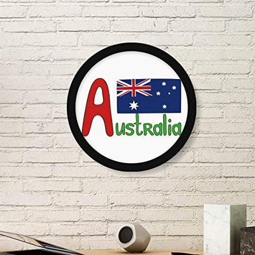 Cadre photo bois noir Australie avec peinture artistique - 2