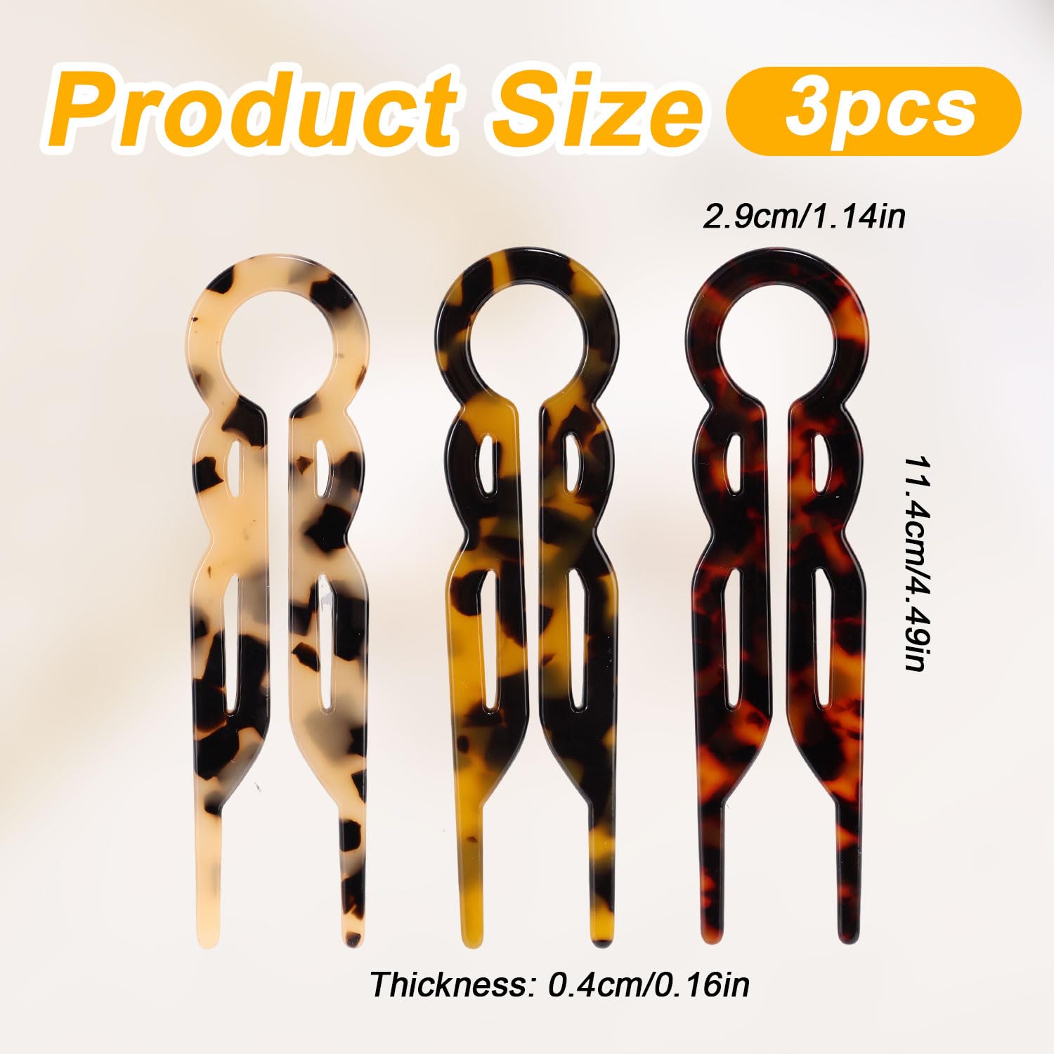 BOXOB 3pcs French Hair Pin - Image 2