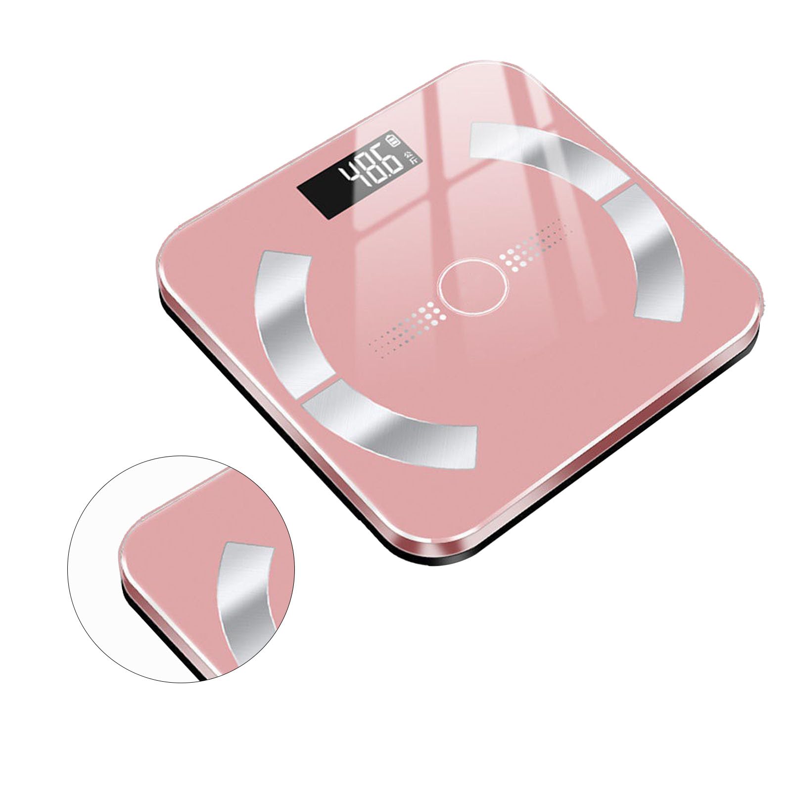 Badezimmerwaage für Körpergewicht, Bluetooth, hochpräzise digitale Waage, digitale Gewichtswaage, Gesundheitsmonitor für Zuhause, Wohnheim