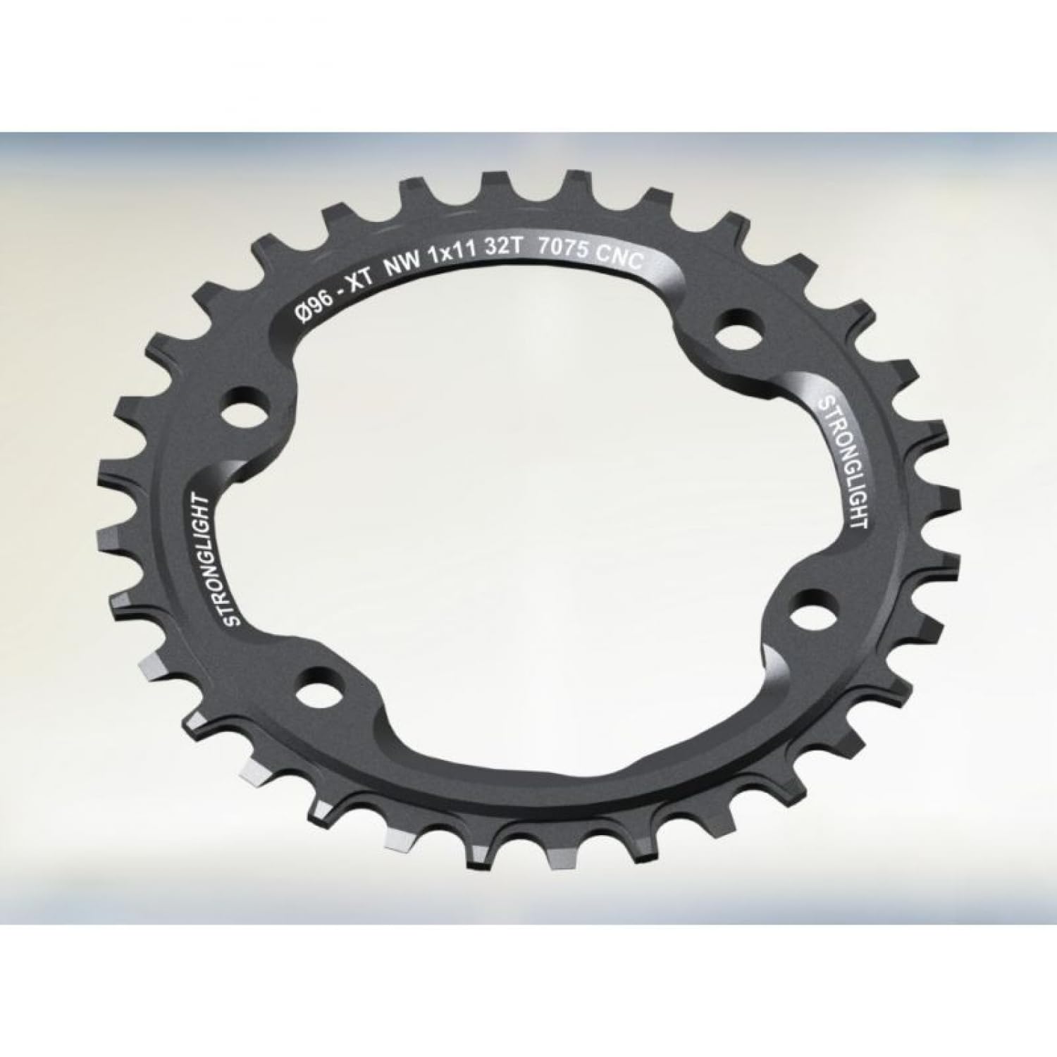 Plato Stronglight compat. XT 1X11 96 36D negro évite les sauts de chaîne vtt
