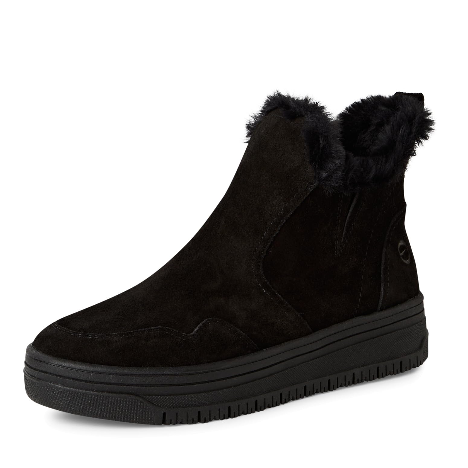 Tamaris Women's Damen Wl Boot 1-26425-45 Snow, Black, 6.5 UK