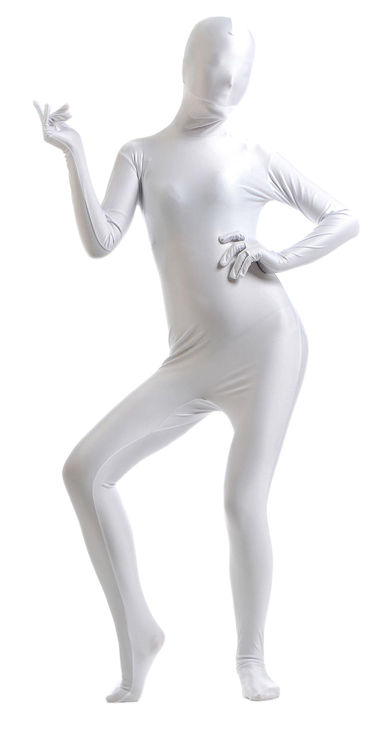 Tuta Intera Zentai In Spandex - Costume Full Body Unisex Con Cerniera