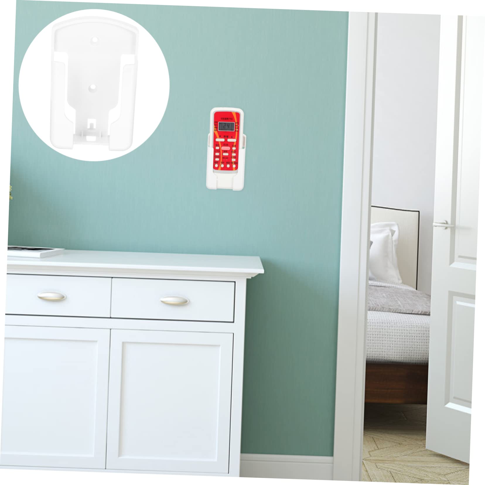 ABOOFAN 5 Juegos De Soportes Adhesivos para Control Remoto De Pared Ahorran Espacio Y Son Fáciles De Instalar (2 Unidades X 5)